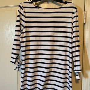 Old navy striped shirt.